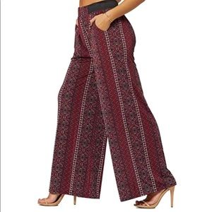 Palazzo Paisley Pants
